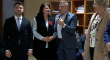 241114- CAMPANIA ELECTORALĂ A PARTIDULUI SOCIAL DEMOCRAT CONTINUĂ ÎN COMUNA ALEXANDRU ODOBESCU